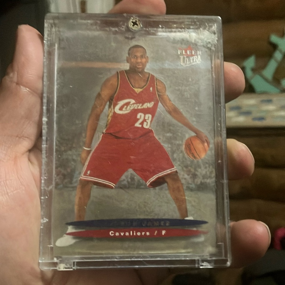 fleer ultra 03-04 LeBron James rookie card. Never touched